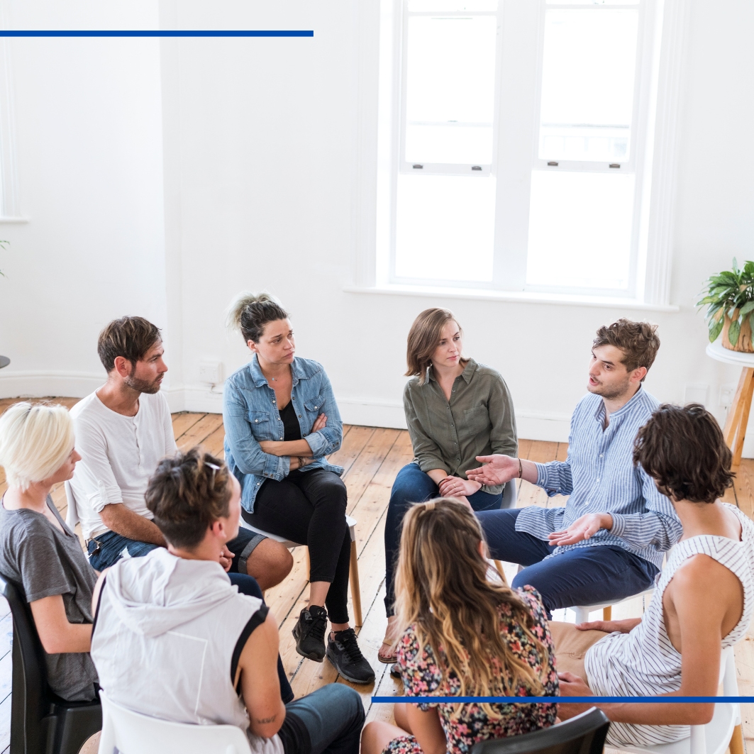 Team meeting at EmployAbility Nebraska